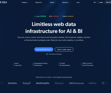 Bright Data Homepage