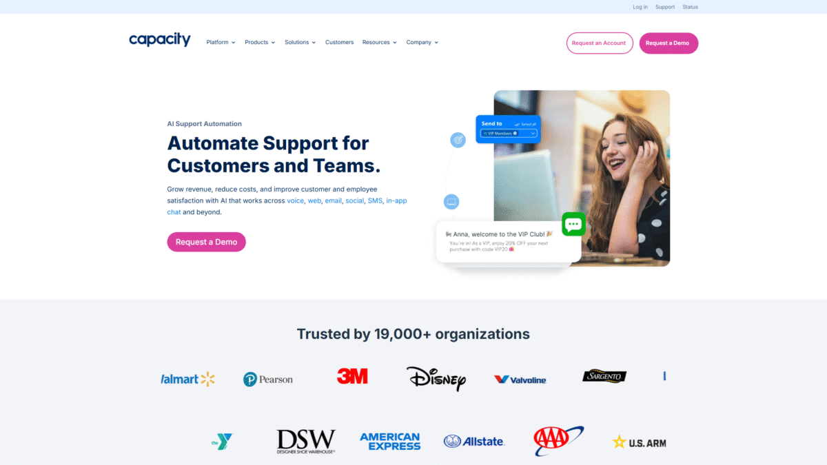 Capacity Homepage