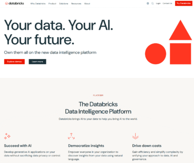 Databricks Homepage
