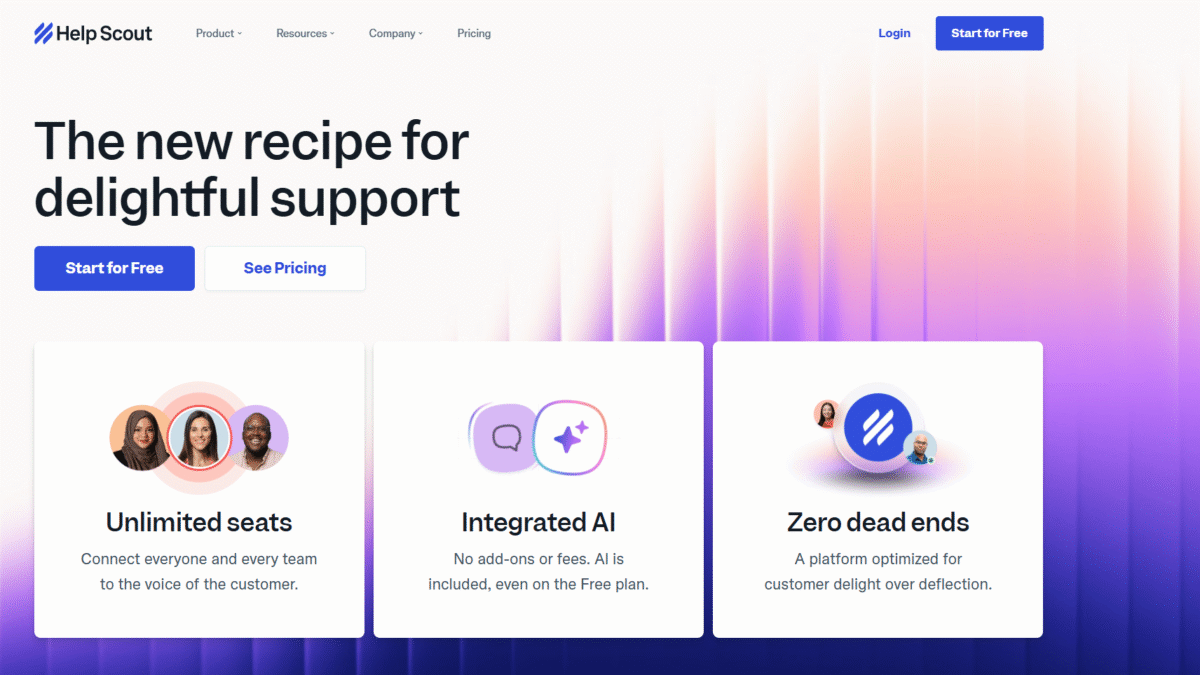 Help Scout Homepage
