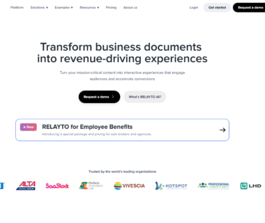 RELAYTO Homepage