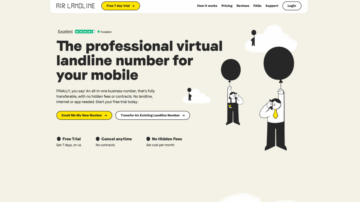 Air Landline Homepage