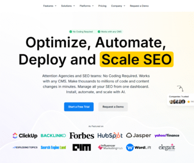 Alli AI Homepage