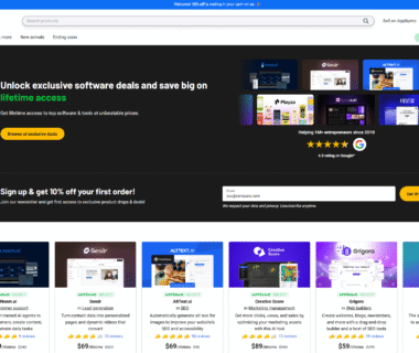 Appsumo Homepage