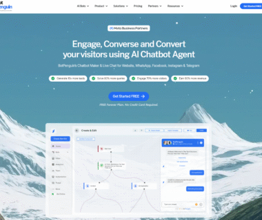 BotPenguin Homepage
