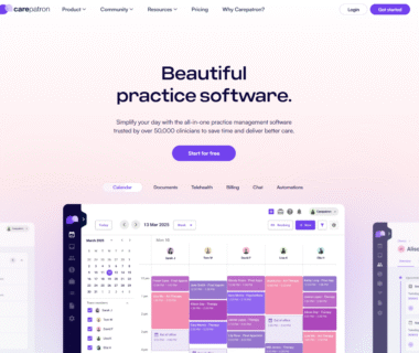 Carepatron Homepage