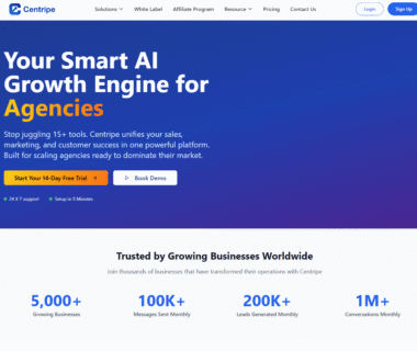 Centripe Homepage