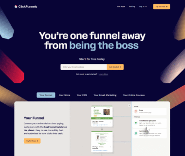 ClickFunnels Homepage