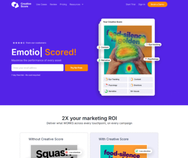 Creative Score Homepage