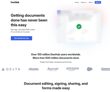 DocHub Homepage