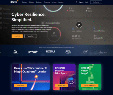 Druva Homepage
