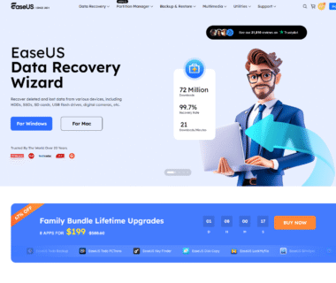 EaseUS Homepage