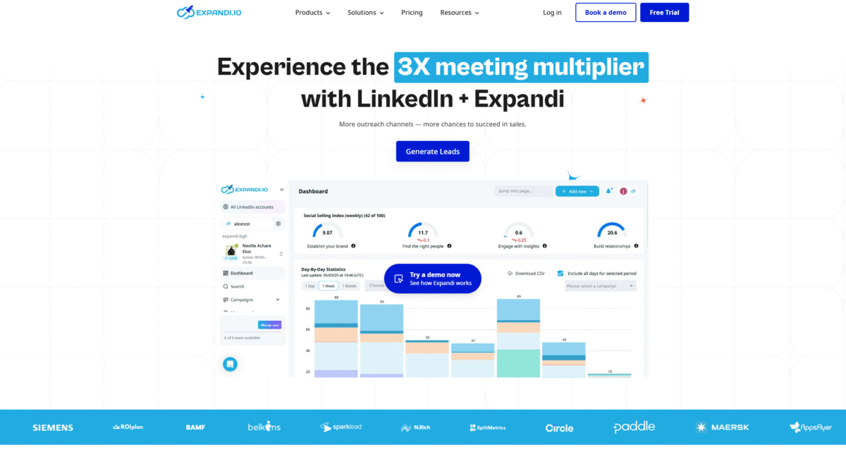 Expandi Homepage
