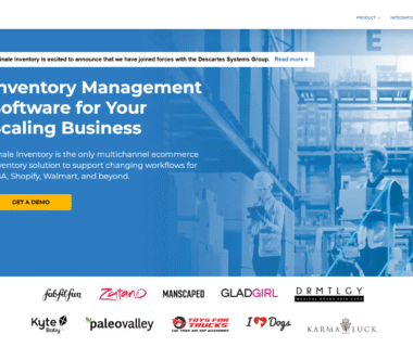 Finale Inventory Homepage