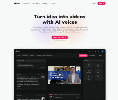 Fliki Homepage