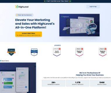 GoHighLevel Homepage