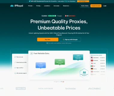 IPRoyal Homepage