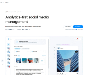 Iconosquare Homepage