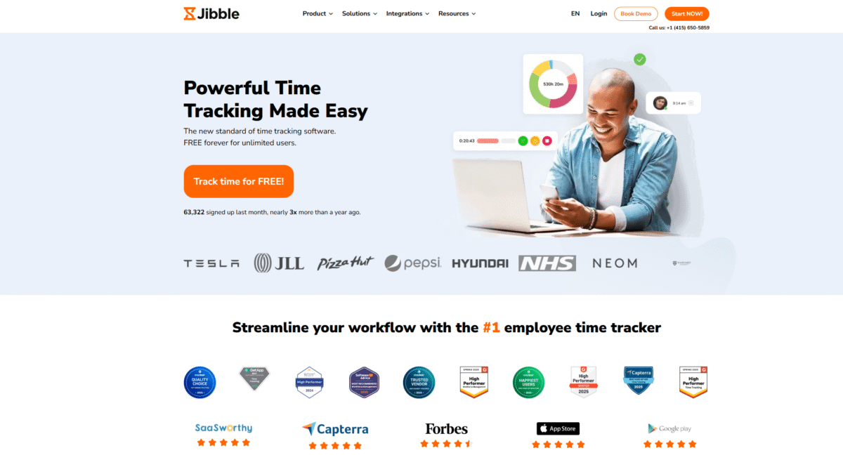 Jibble Homepage
