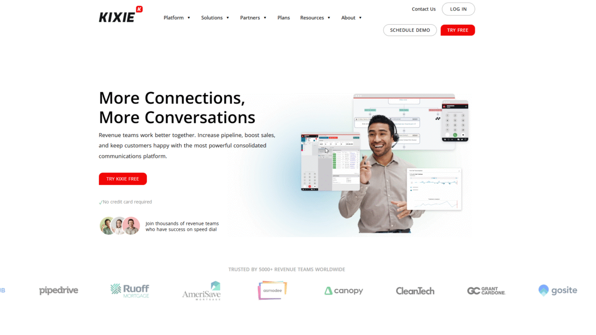 Kixie Homepage