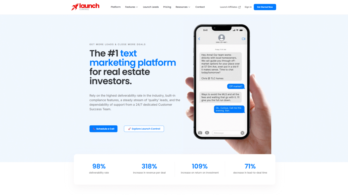 Launch Control Homepage