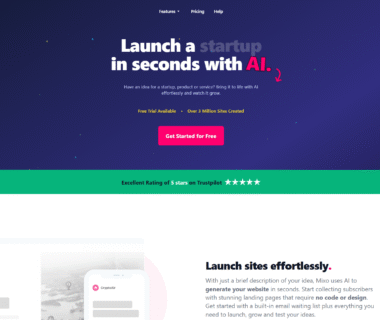 Mixo Homepage
