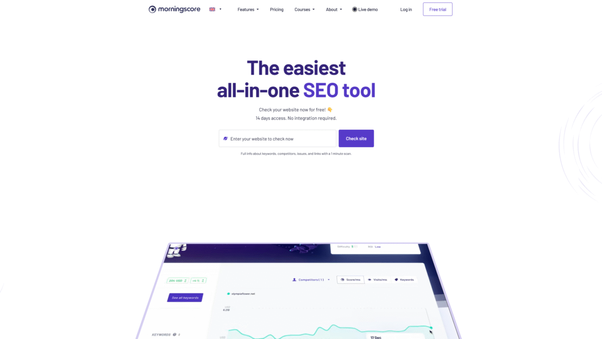 Morningscore Homepage