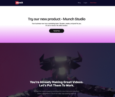 Munch Homepage