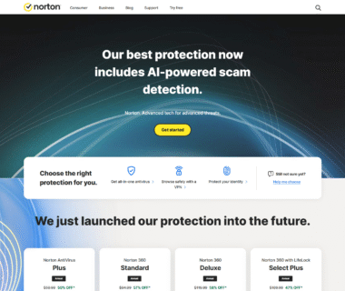 Norton Homepage
