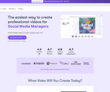 Pictory Homepage