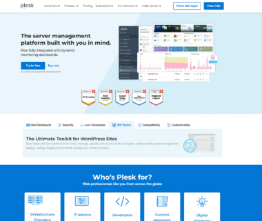 Plesk Homepage