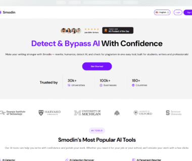 Smodin Homepage