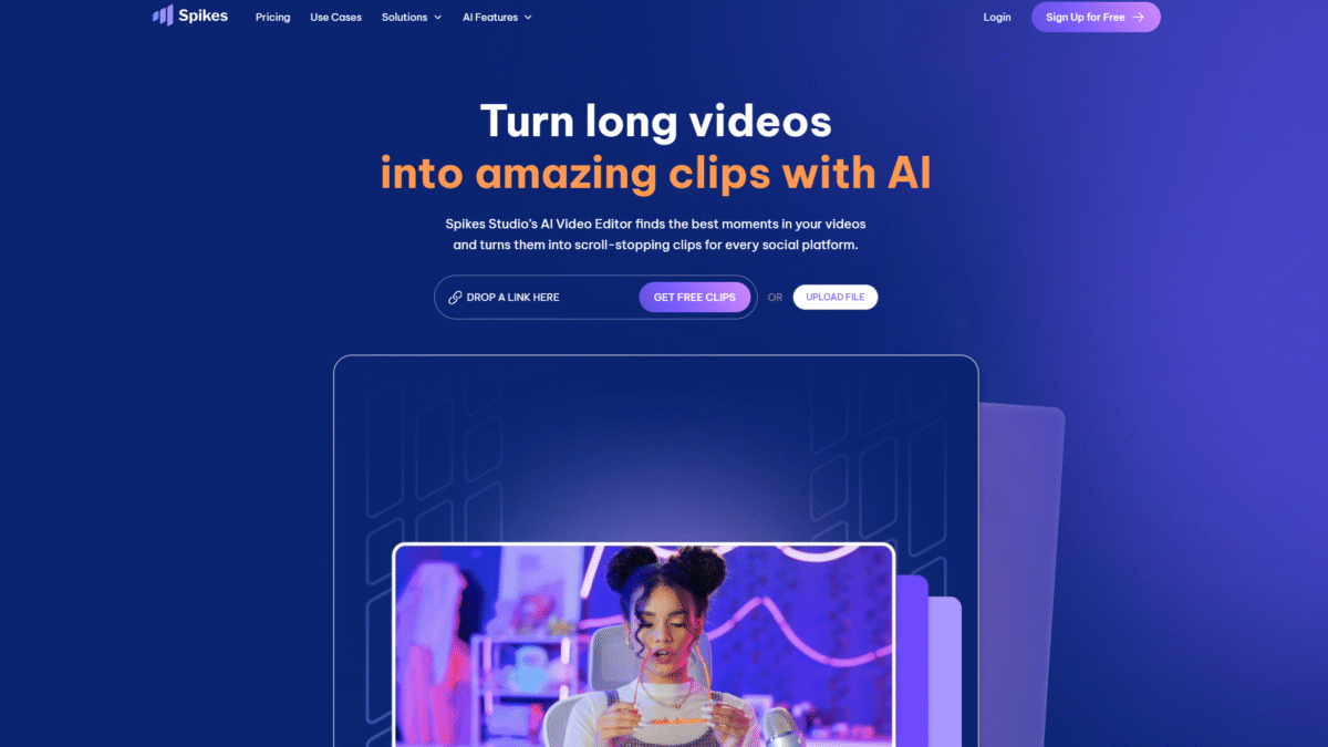 Spikes Studio Homepage