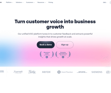 SurveySparrow Homepage