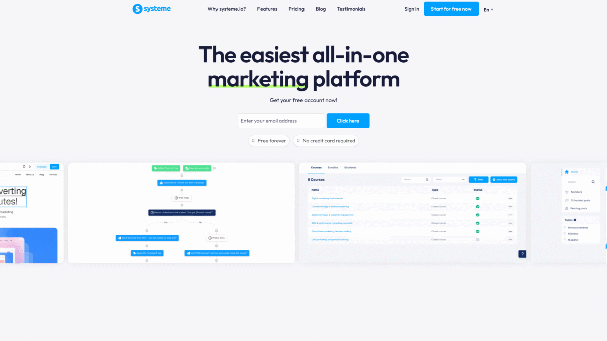 Systeme Homepage