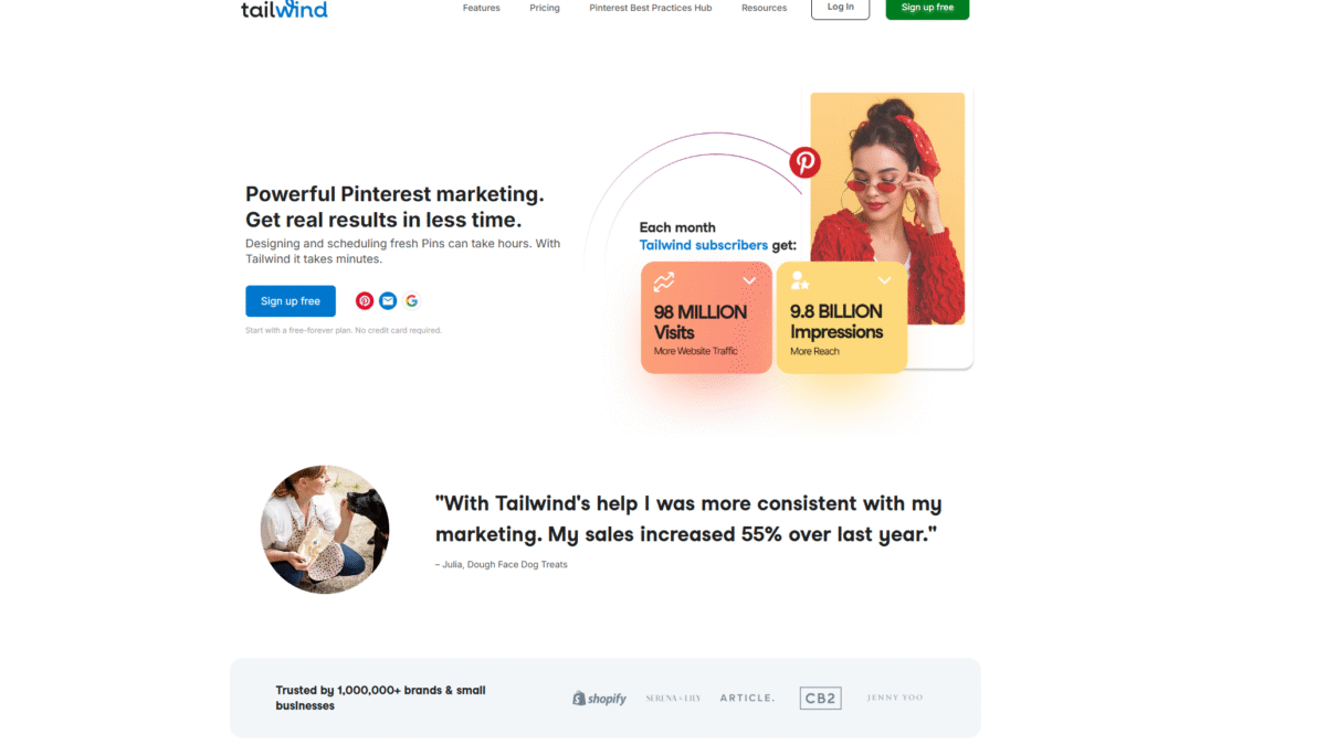 Tailwind Homepage