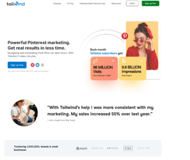 Tailwind Homepage