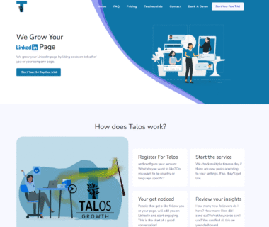 Talos Growth Homepage
