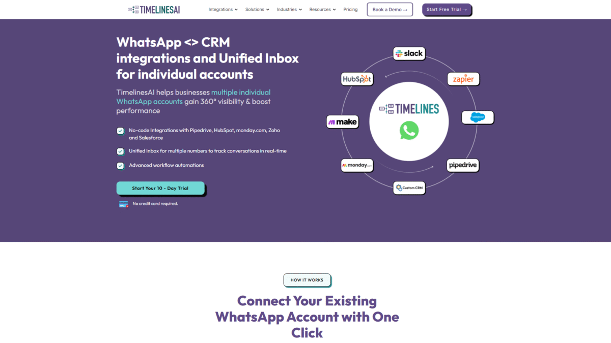 TimelinesAI Homepage