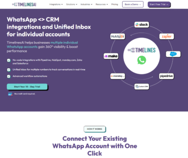 TimelinesAI Homepage