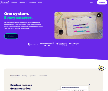 Trainual Homepage