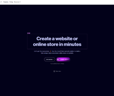 Ucraft Homepage