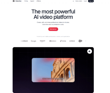 VideoGen Homepage