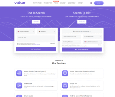 Voiser Homepage