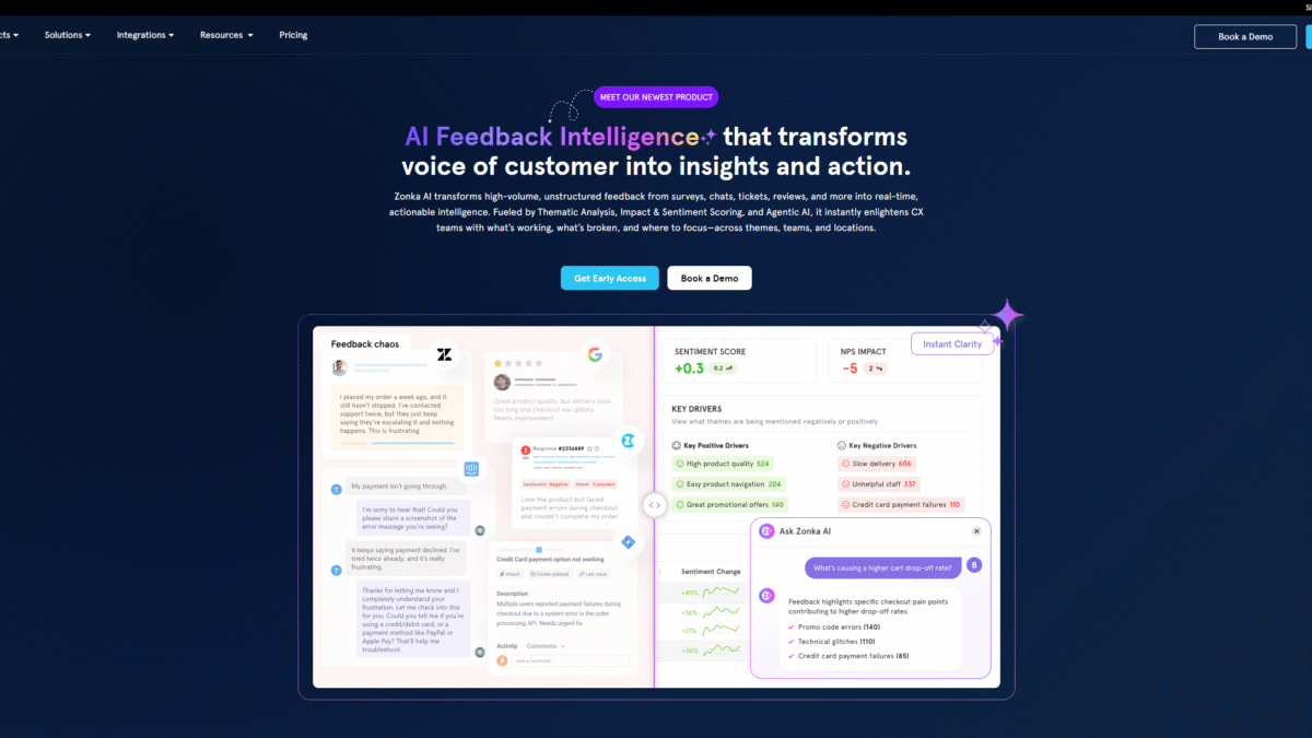 Zonka Feedback Homepage