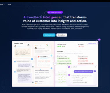 Zonka Feedback Homepage