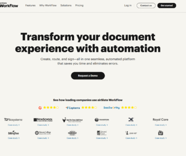 airSlate Homepage